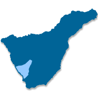 Mapa de localización del municipio de Adeje (Islas Canarias)