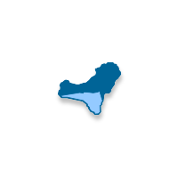 Mapa de localización del municipio de El Pinar de El Hierro (Islas Canarias)