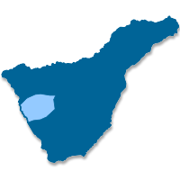 Mapa de localización del municipio de Guí­a de Isora (Islas Canarias)
