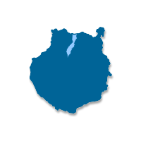 Mapa de localización del municipio de Moya (Islas Canarias)
