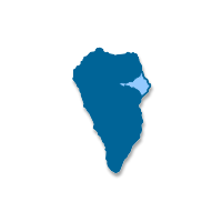Mapa de localización del municipio de Puntallana (Islas Canarias)
