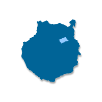Mapa de localización del municipio de Santa Brí­gida (Islas Canarias)