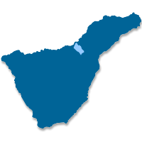 Mapa de localización del municipio de Santa Úrsula (Islas Canarias)