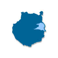 Mapa de localización del municipio de Telde (Islas Canarias)