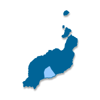 Mapa de localización del municipio de Tí­as (Islas Canarias)