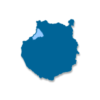 Mapa de localización del municipio de Agaete (Islas Canarias)
