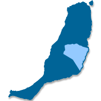 Mapa de localización del municipio de Antigua (Islas Canarias)