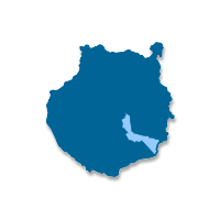 Mapa de localización del municipio de Santa Lucí­a de Tirajana (Islas Canarias)