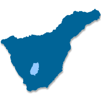 Mapa de localización del municipio de Vilaflor (Islas Canarias)