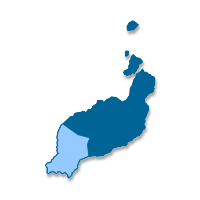 Mapa de localización del municipio de Yaiza (Islas Canarias)