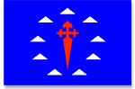 Flagge von Santiago del Teide (Kanarische Inseln)